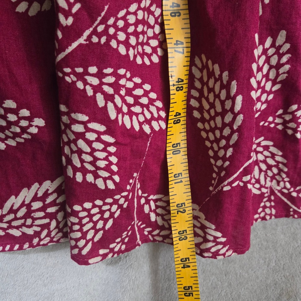 Belle Isle by Torrid Linen Blend Maxi Dress Size 3X Tiered Smocked Euro Summer - Picture 9 of 12